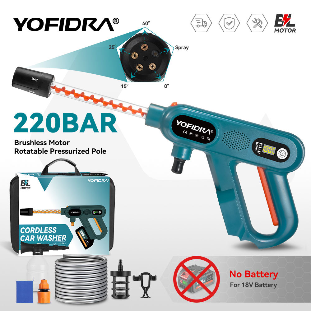 Car Shampoo Ph - YOFIDRA 3500 Вт Бесщеточный пистолет для