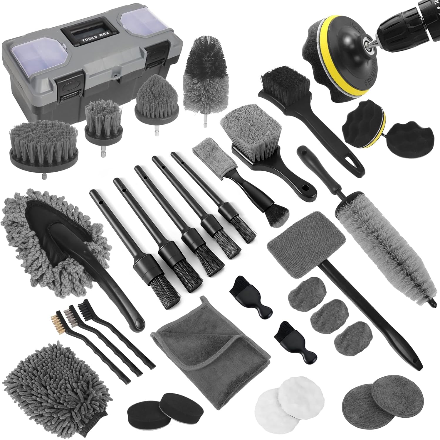 Interior Detailing Kit - Набор для детейлинга автомобиля, 36 предметов,