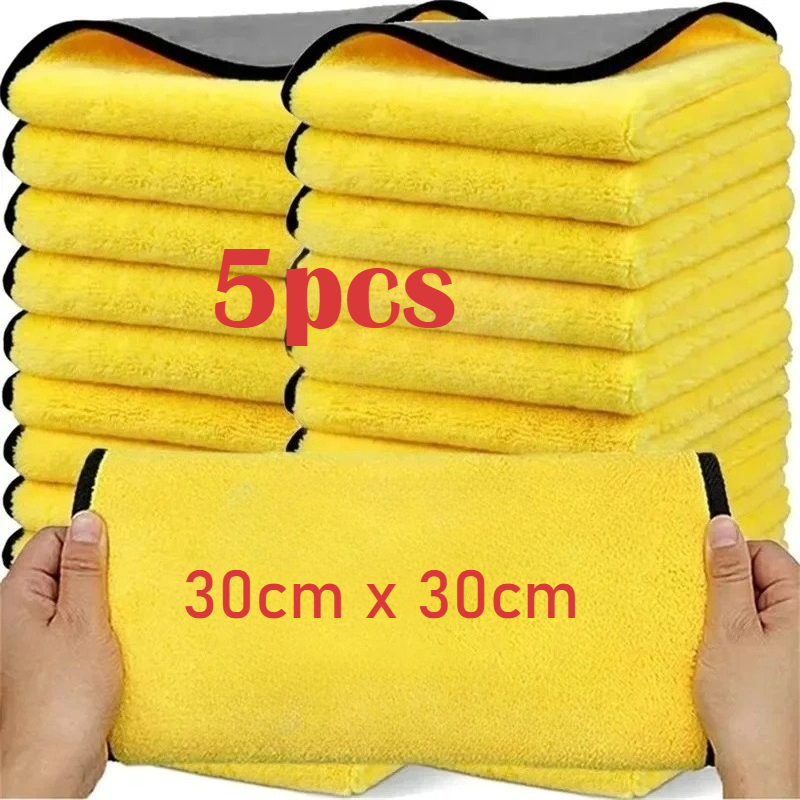 Microfiber Towel Detailing - Двусторонние автомобильные салфетки из микрофибры: супервпитывающие
