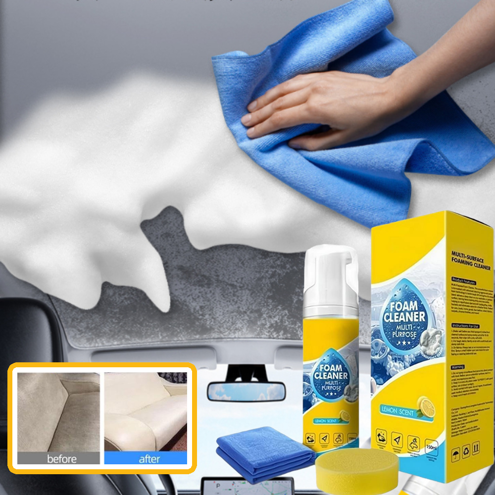 Leather Cleaner Interior - 150 мл Мультиэнзимный пенный очиститель для