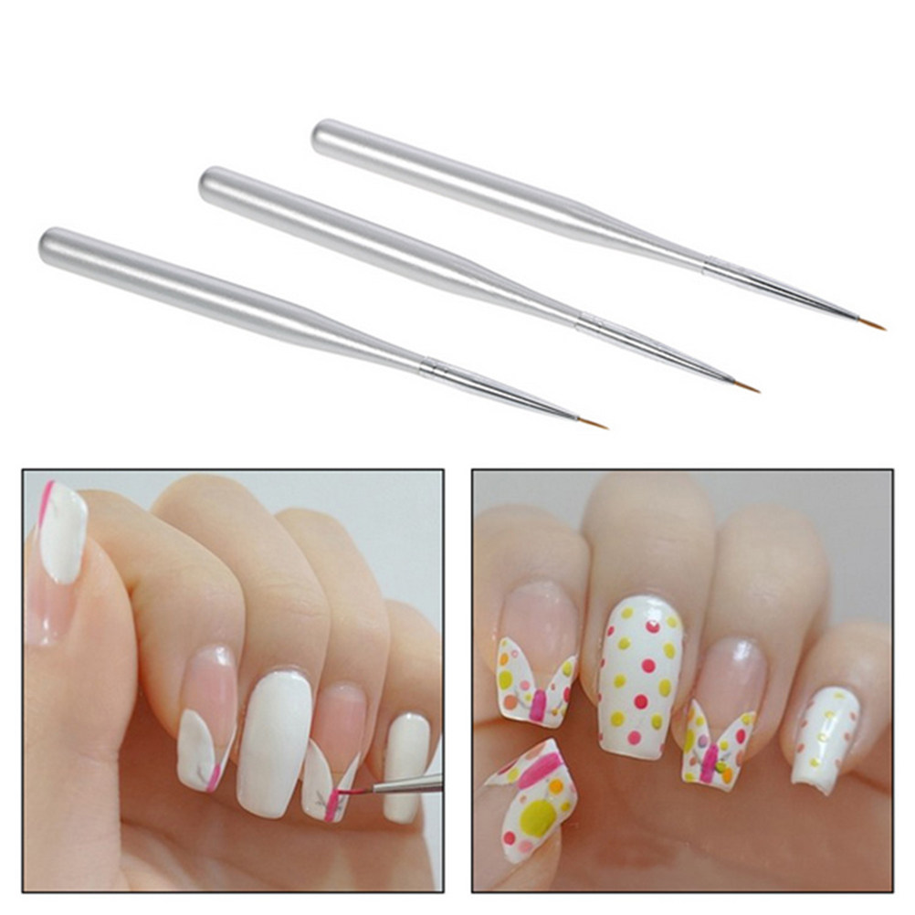 Detailing Brush Set - Набор из 3 кистей для дизайна