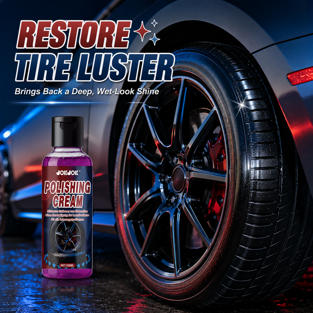 Tire Shine Spray Sealant - Спрей для блеска шин, долговечное средство