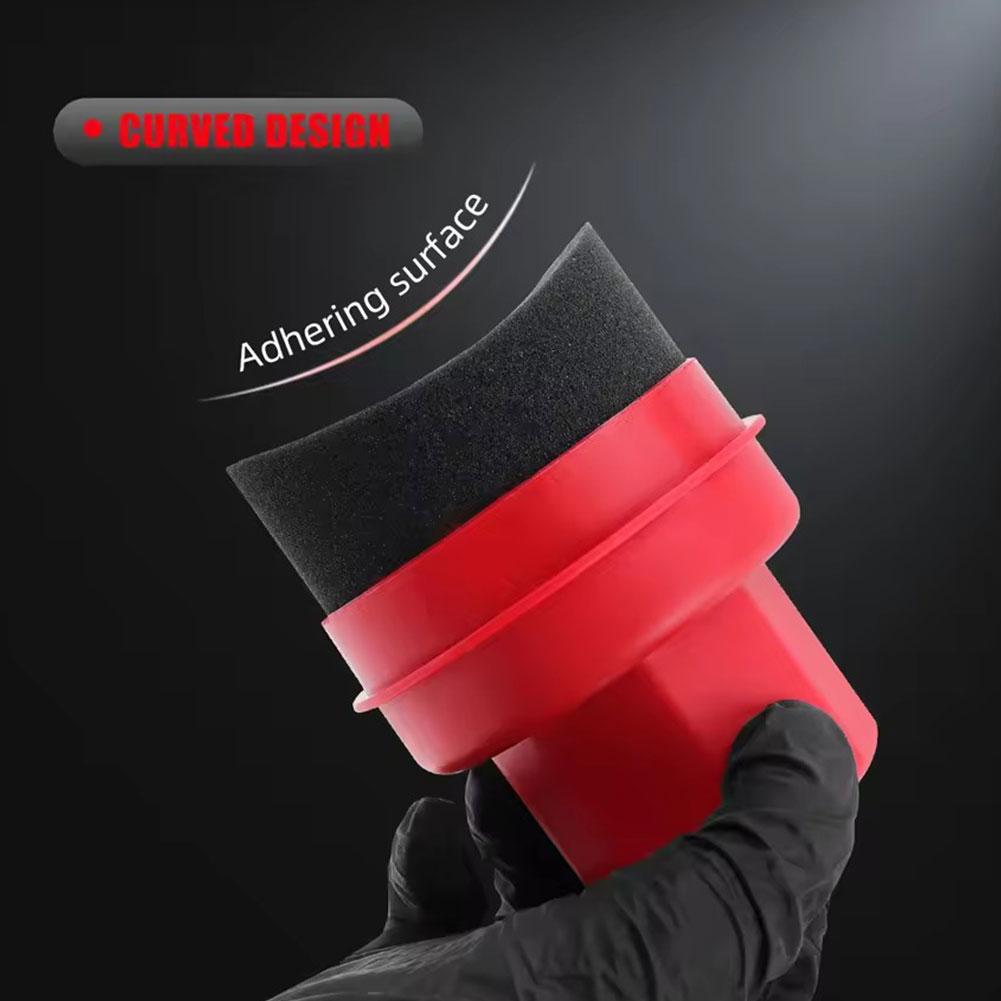 Wax Applicator Pad - Многоразовая губка-аппликатор для шин с крышкой,