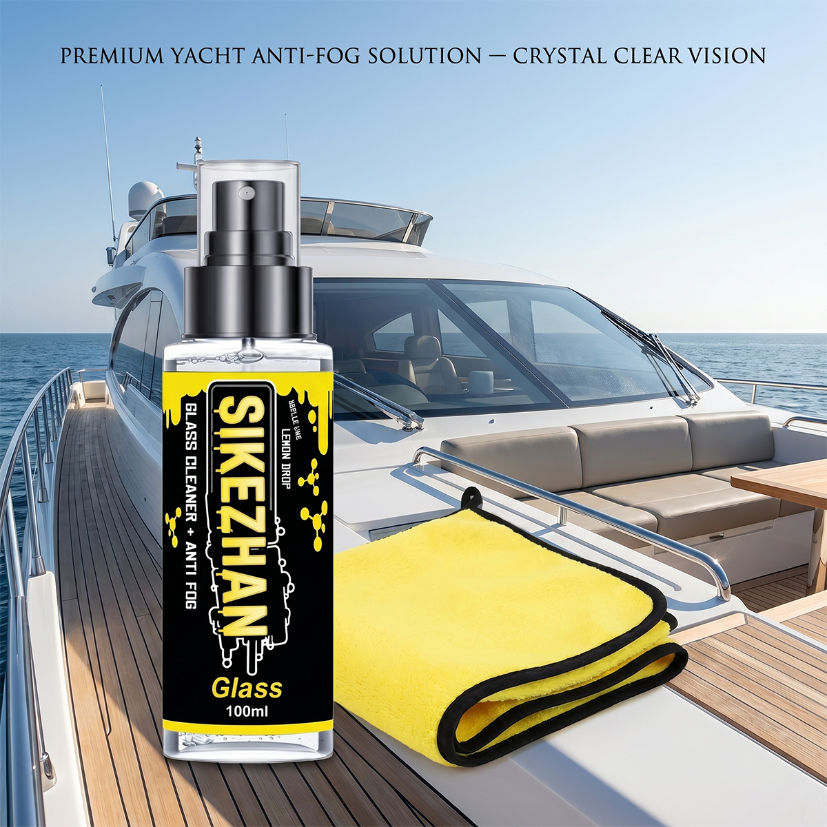 Glass Cleaner Streak - Спрей-антифог 2-в-1 и очиститель стекол для