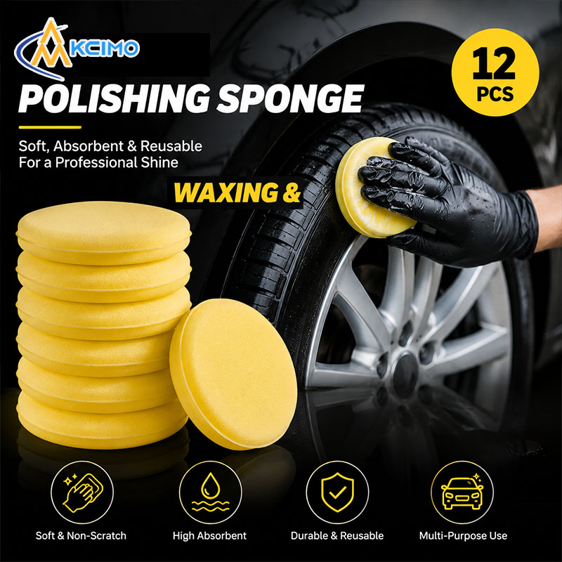 Wax Applicator Pad - Набор из 12 круглых мягких губок-аппликаторов
