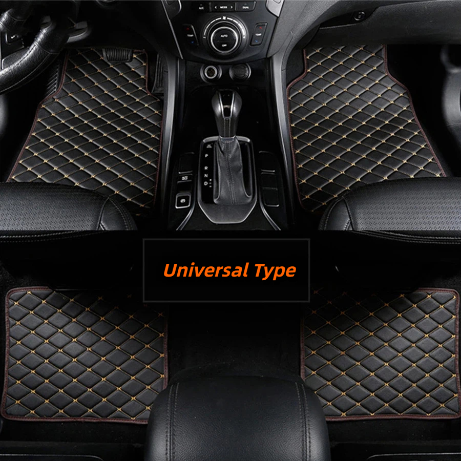Leather Cleaner Interior - 4 шт., черный автомобильный коврик из