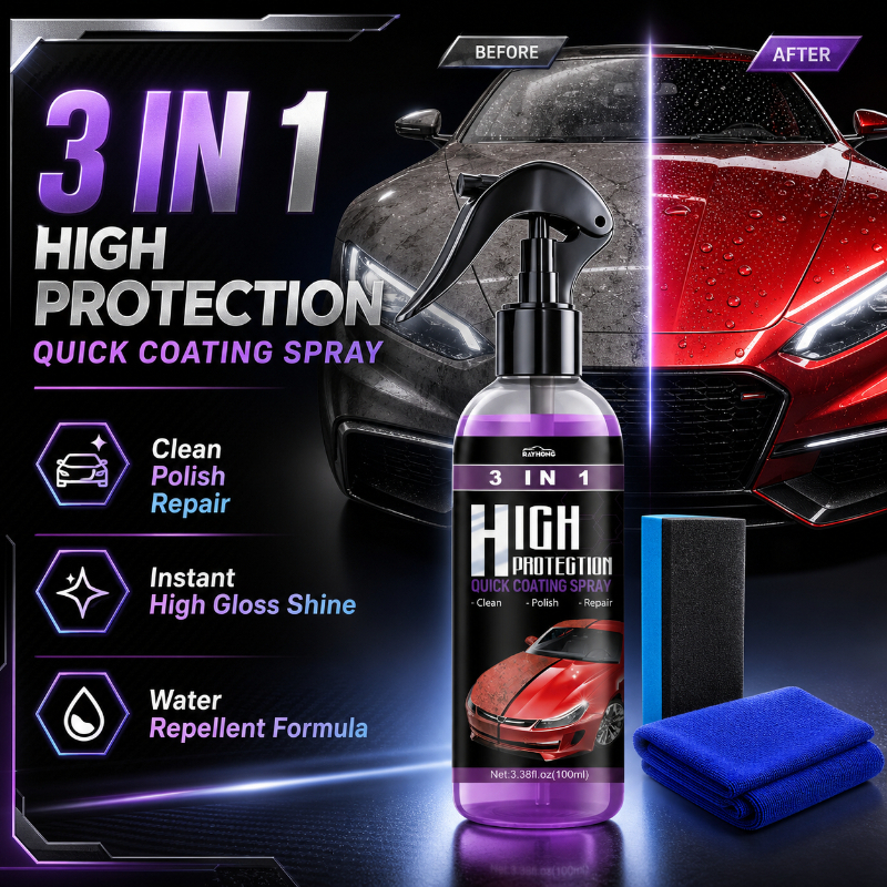 Car Wax Ceramic Coating - Спрей для керамического покрытия автомобиля 3