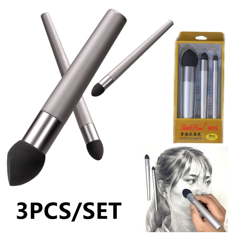 Detailing Brush Set - Набор из 3-х кистей-губок для скетчинга