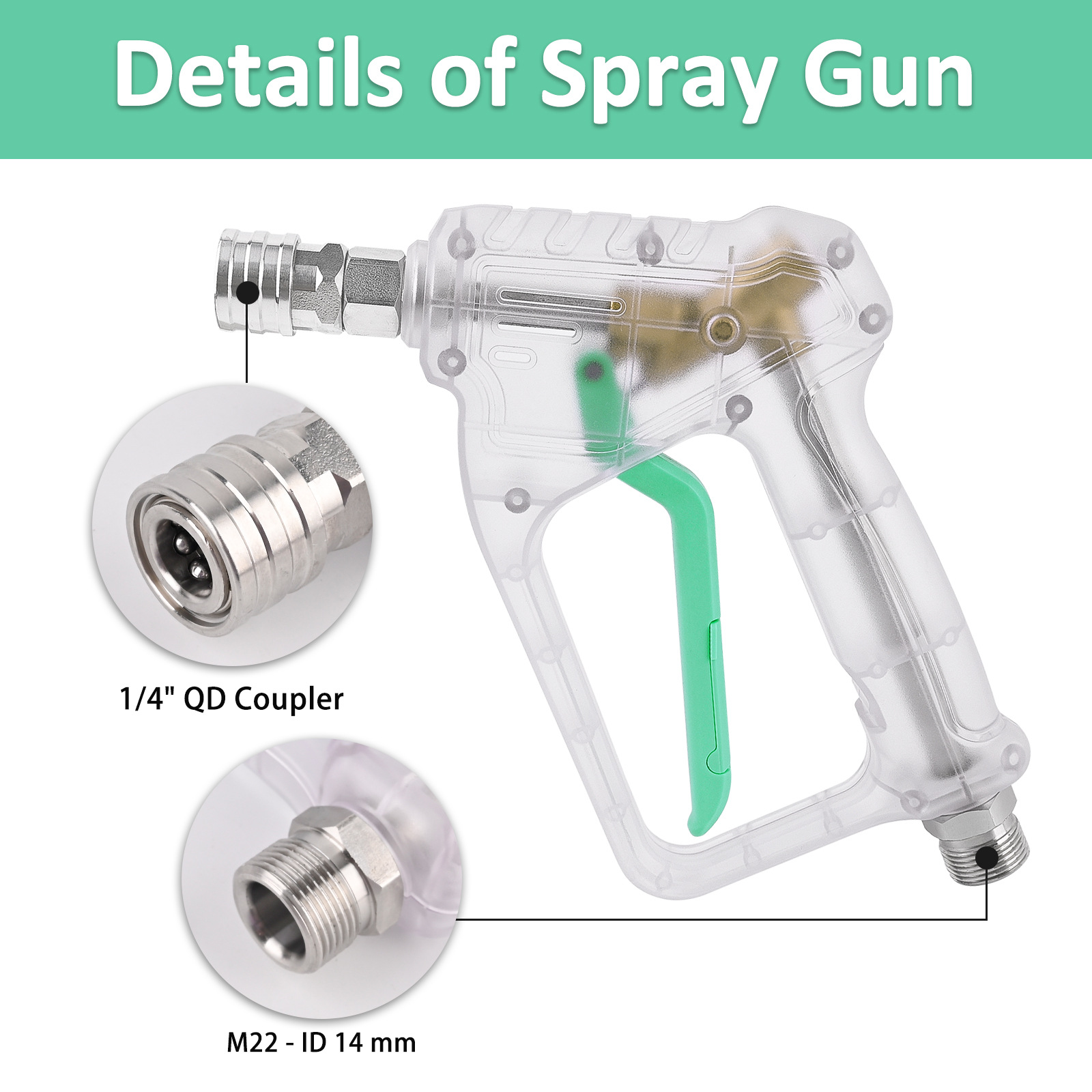 Пистолет для мойки высокого да – обзор и цена Pressure Washer Foam Gun