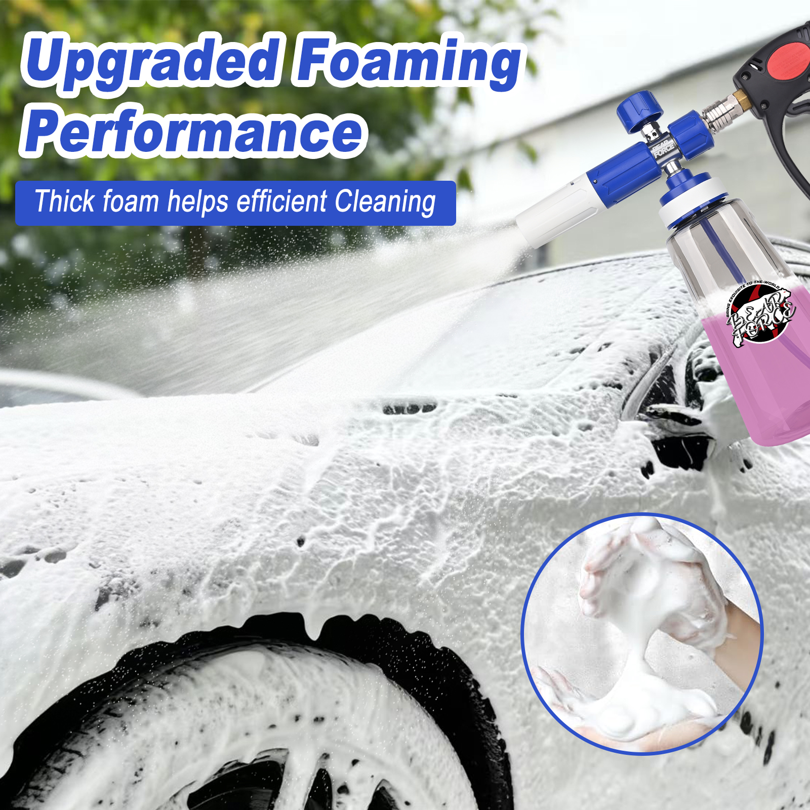Модернизированная пенная насад – обзор и цена Pressure Washer Foam Gun