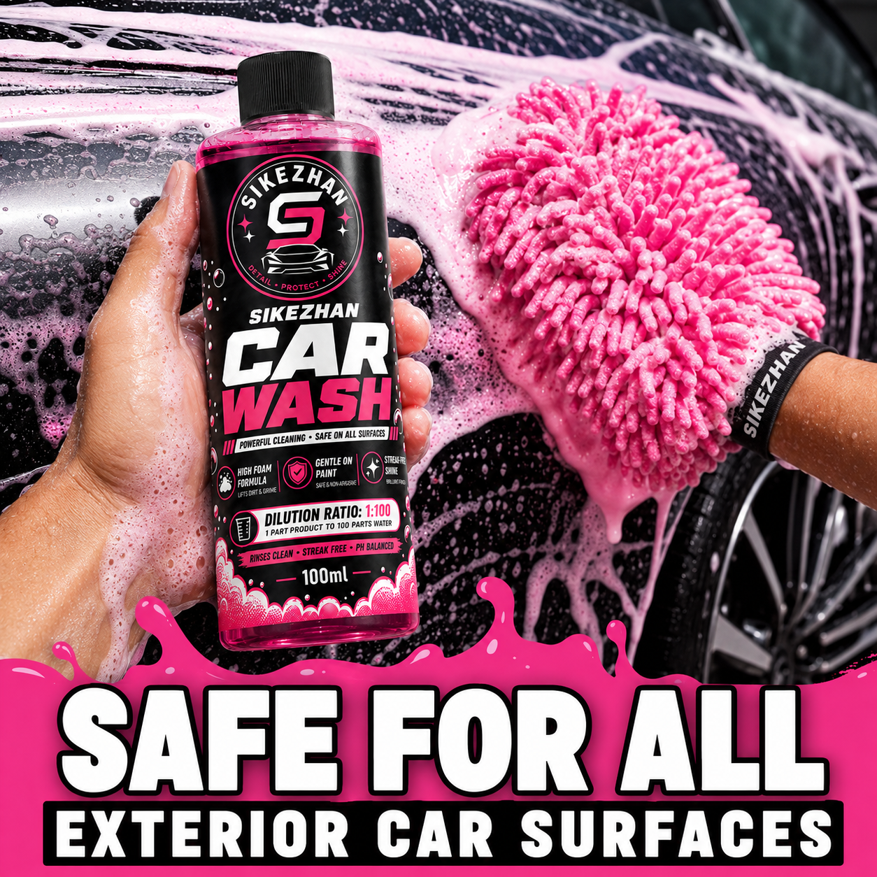 100 мл концентрированное пенящ – обзор и цена Foam Cannon Car Wash