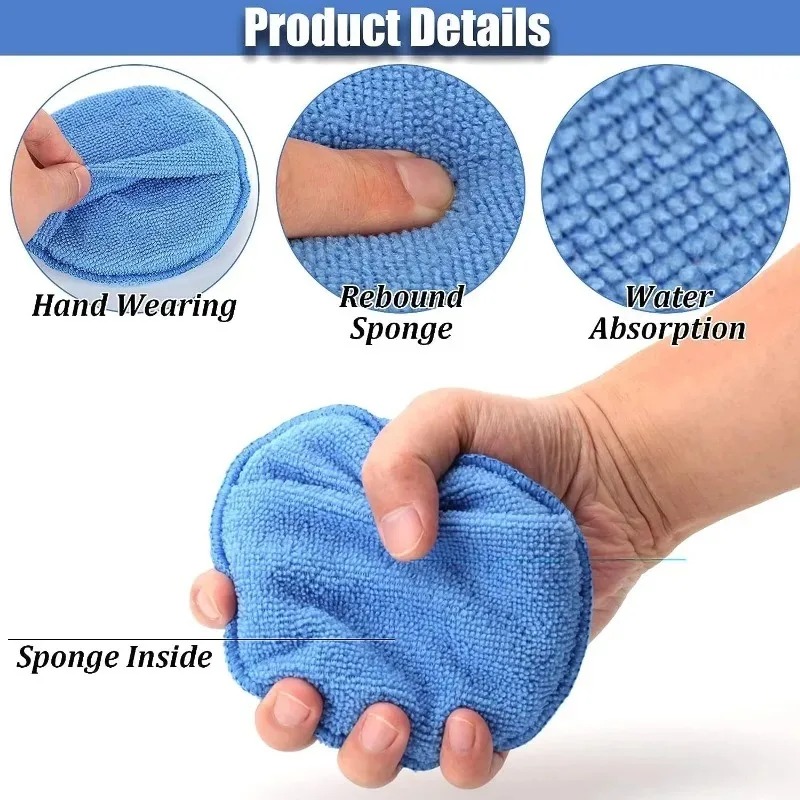 Набор из 10 губок-аппликаторов – обзор и цена Wax Applicator Pad