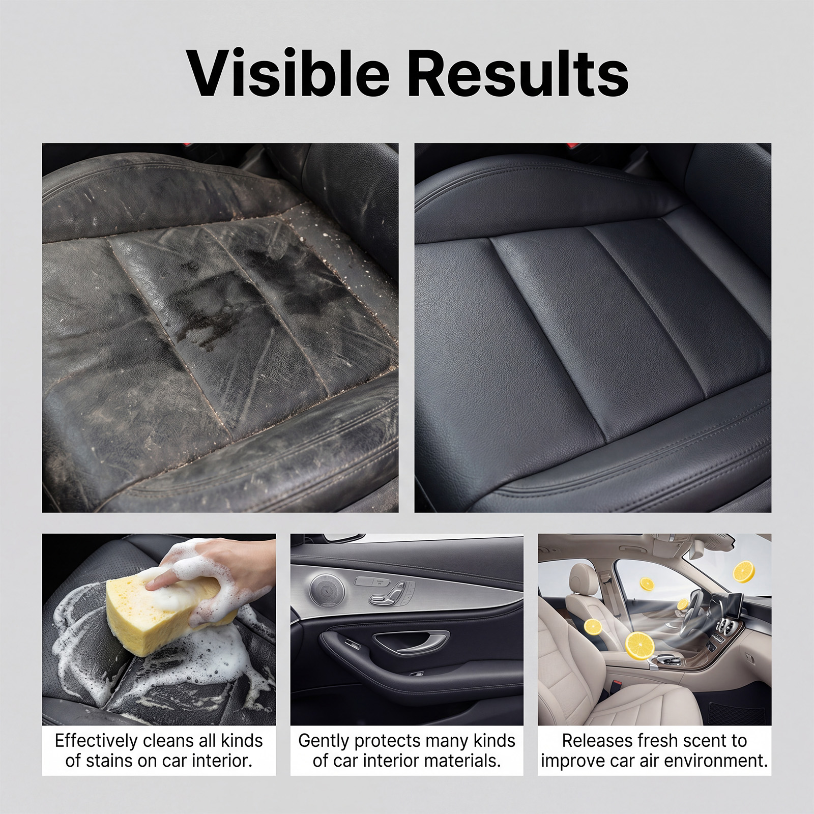 Многофункциональный пенный очи – обзор и цена Leather Cleaner Interior