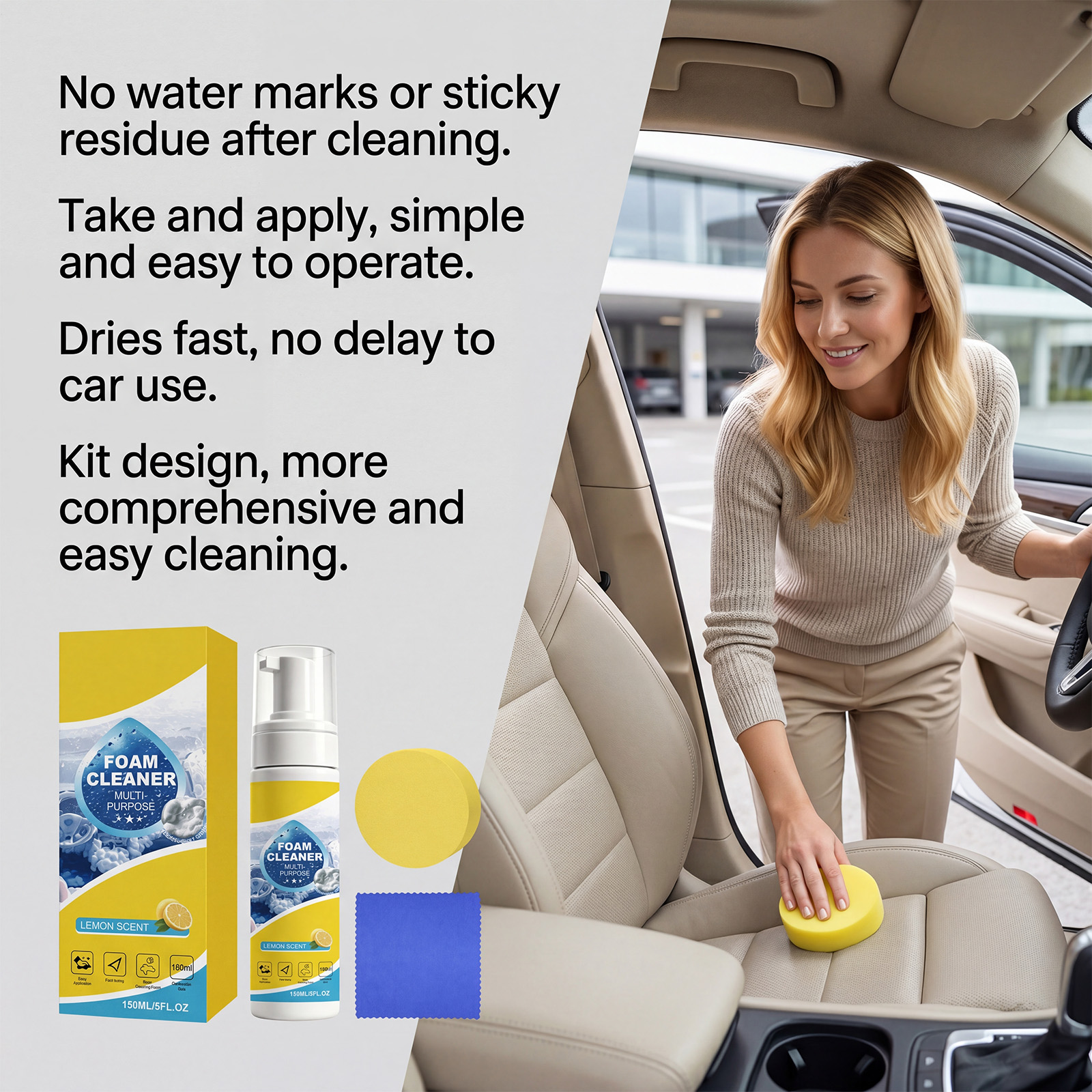 Многофункциональный пенный очи – обзор и цена Leather Cleaner Interior