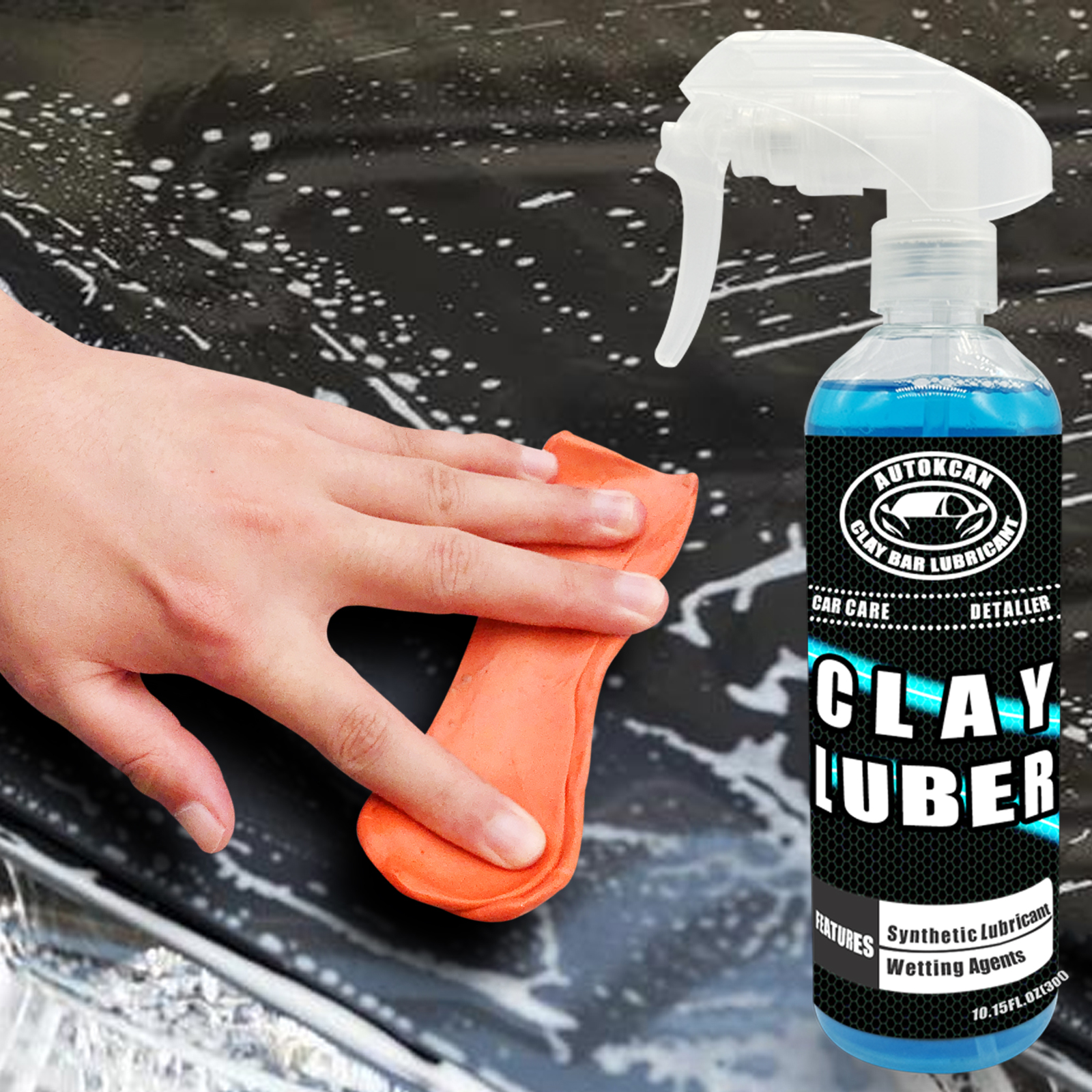 200 г глина для автомобиля и 3 – обзор и цена Clay Bar Lubricant