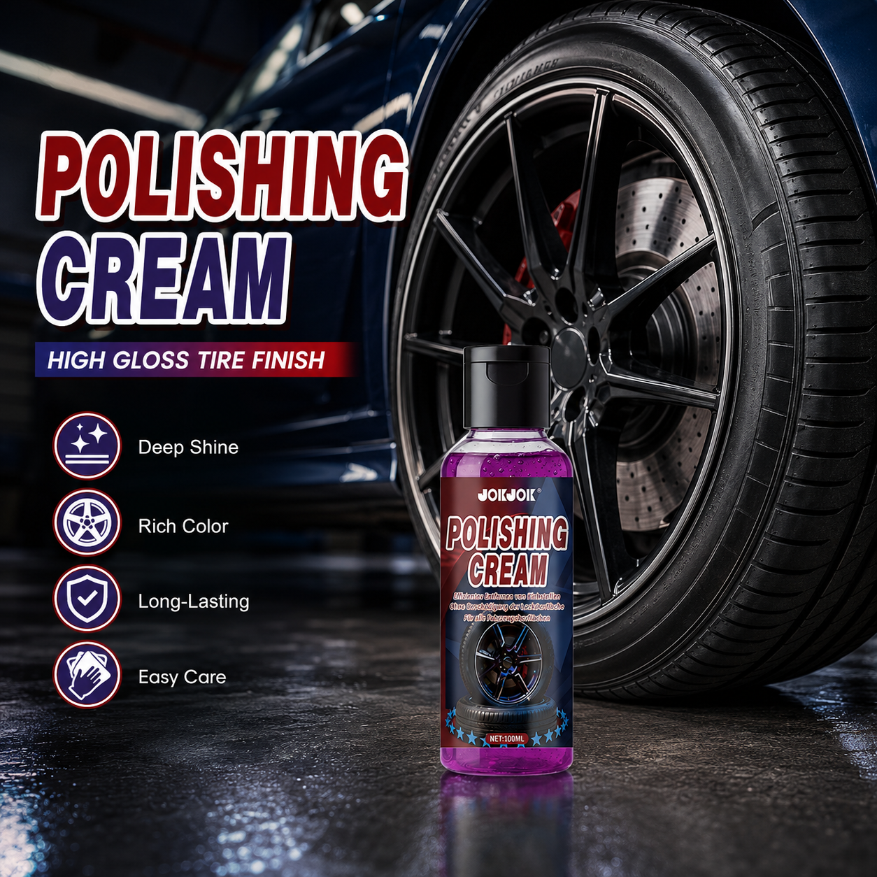 Спрей для блеска шин, долговеч – обзор и цена Tire Shine Spray Sealant