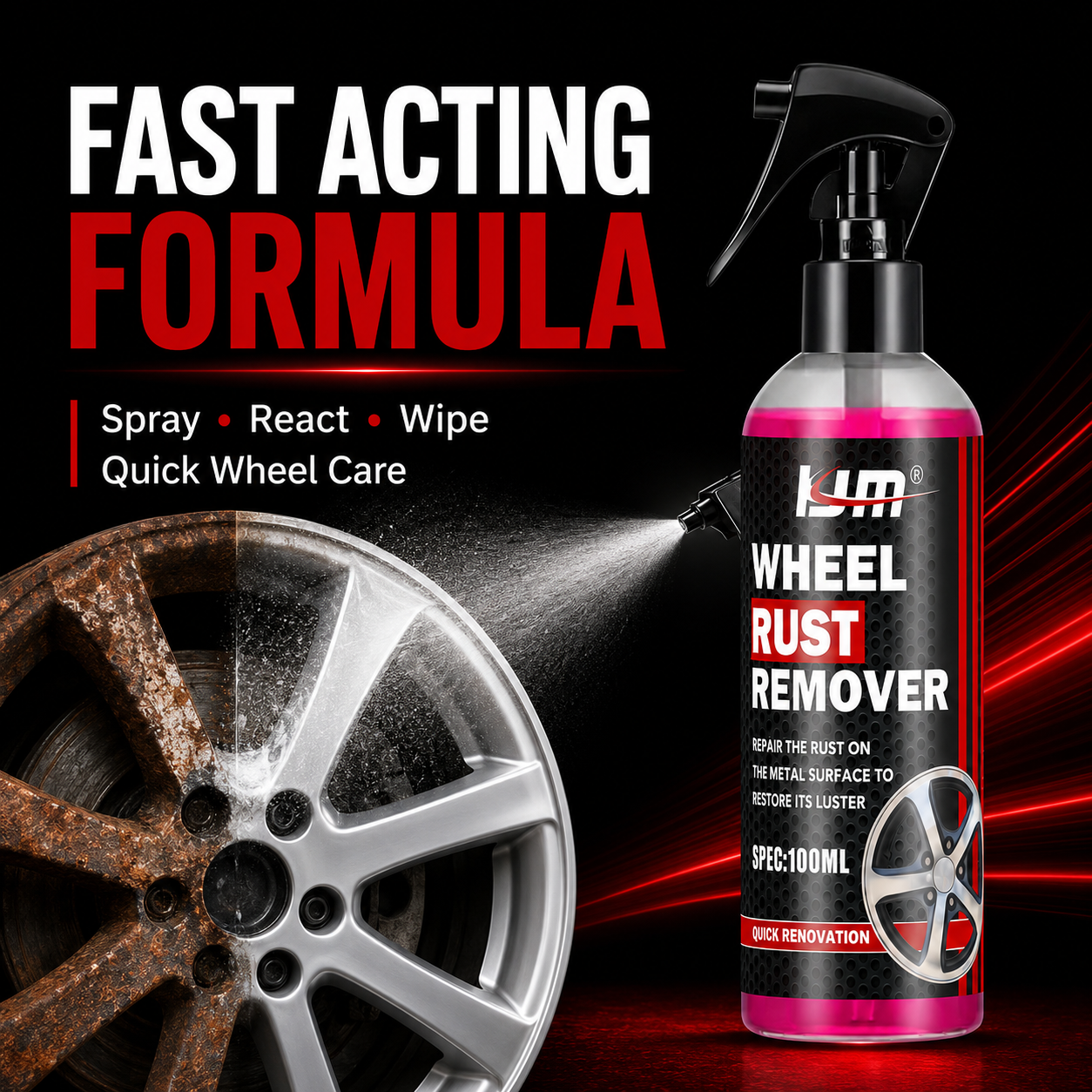 Спрей для очистки колесных дис – обзор и цена Wheel Cleaner Alloy