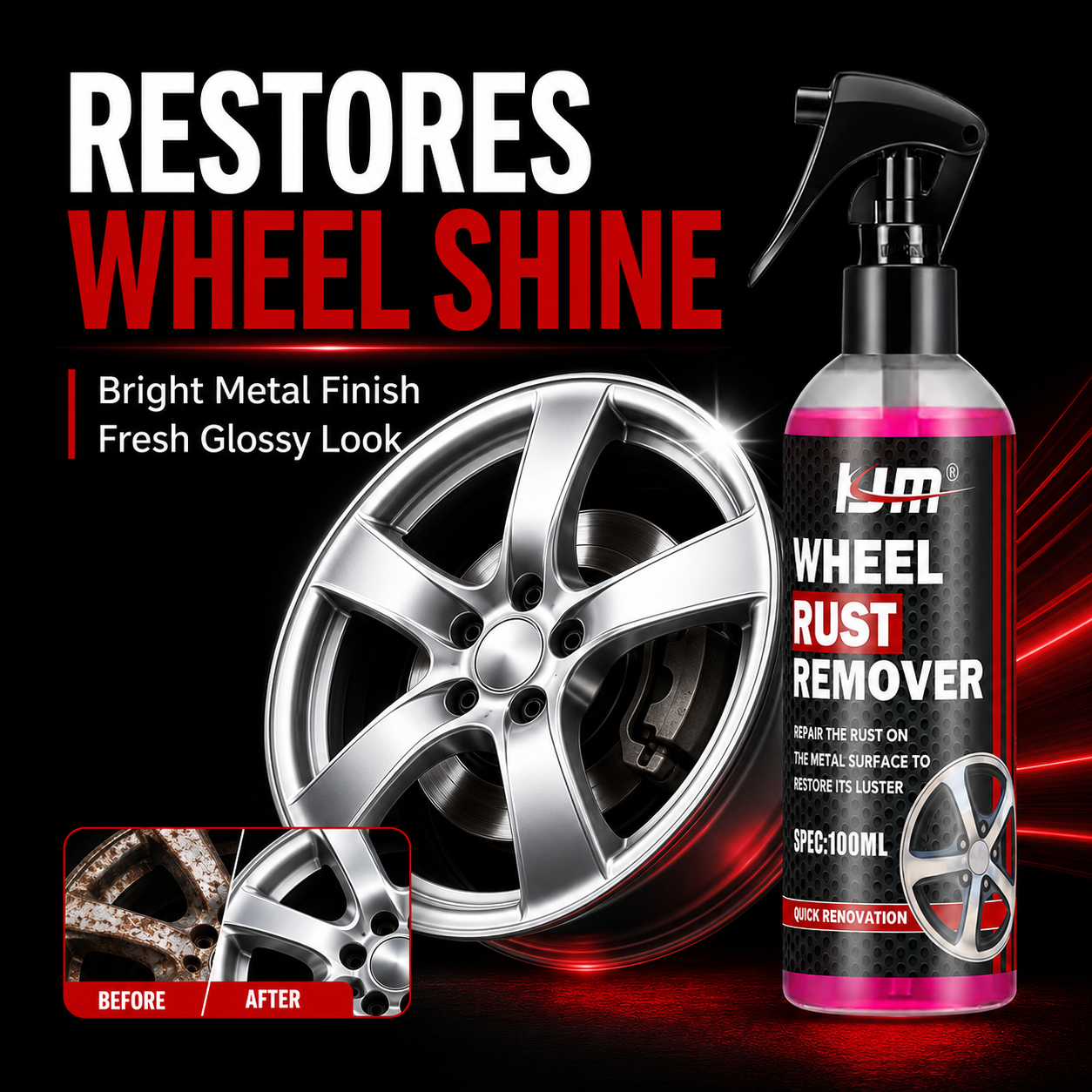 Спрей для очистки колесных дис – обзор и цена Wheel Cleaner Alloy
