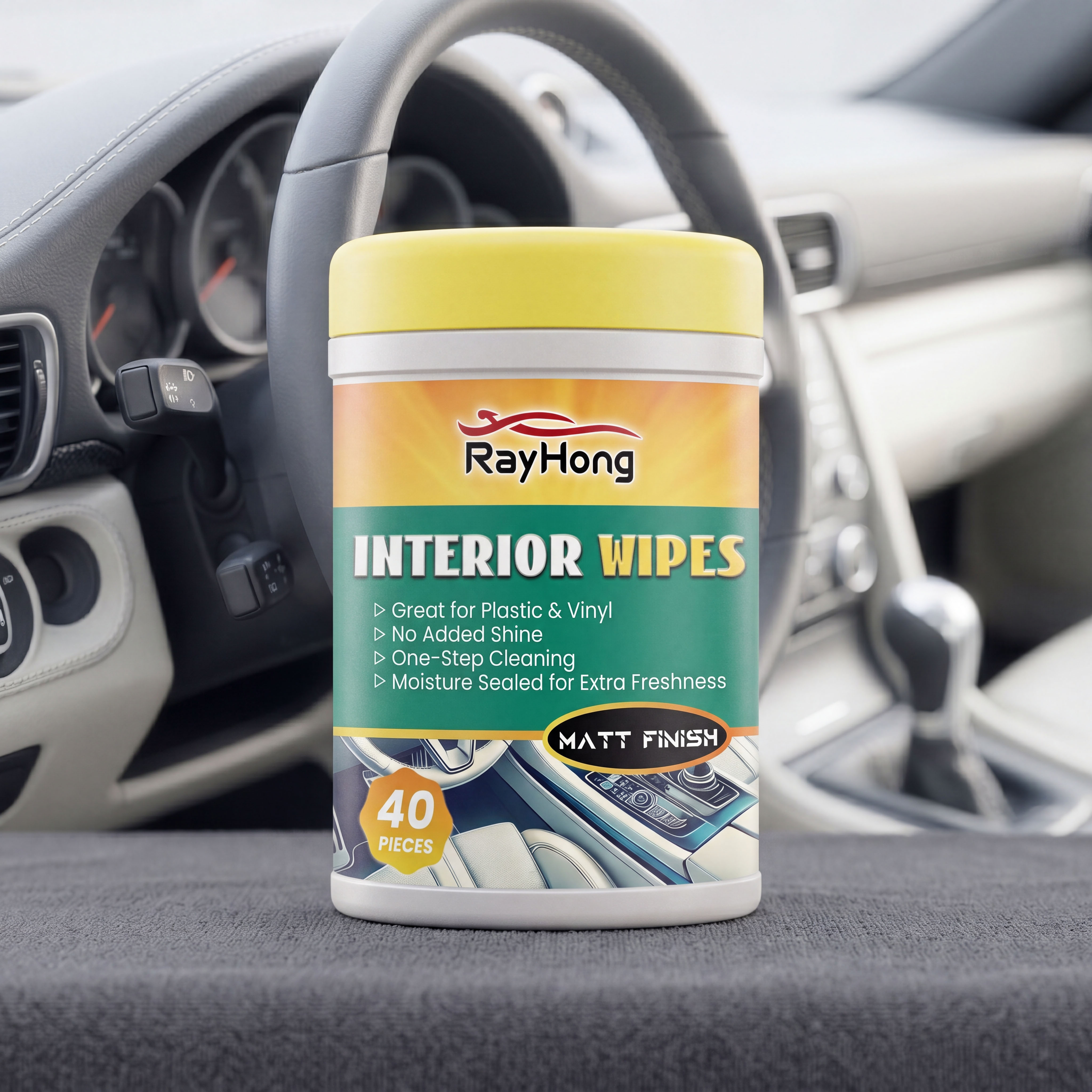 Салфетки RAYHONG для сияния са – обзор и цена Leather Cleaner Interior