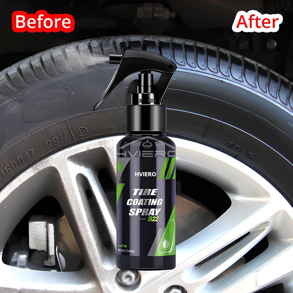 Блеск для шин HVIERO S22, спре – обзор и цена Tire Shine Spray Sealant