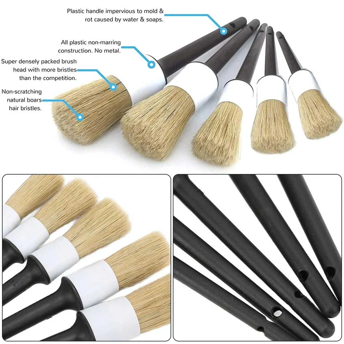 5 шт., инструменты для чистки, – обзор и цена Dirt Brush Interior