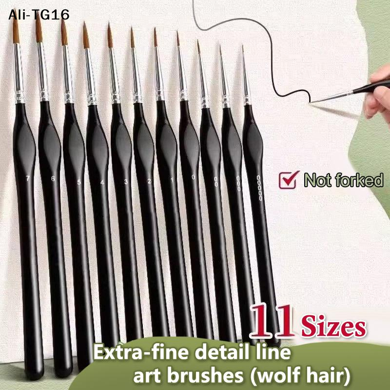 【B11】Набор из 11 миниатюрных к – обзор и цена Detailing Brush Set