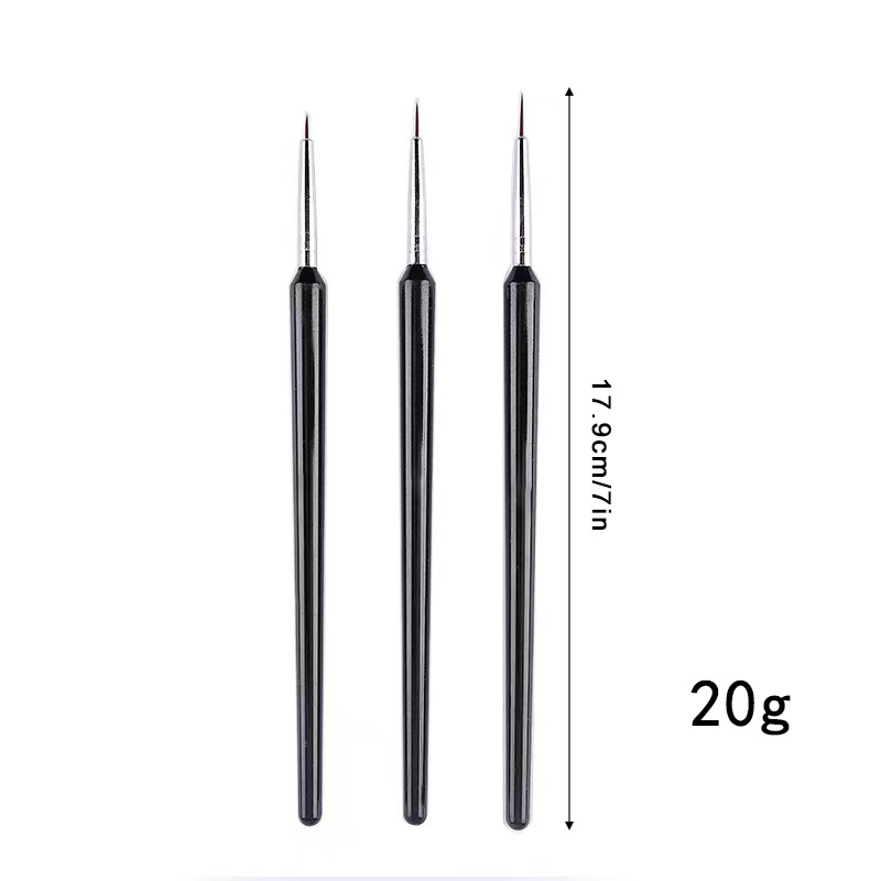 Набор из 3 ультратонких кистей – обзор и цена Detailing Brush Set