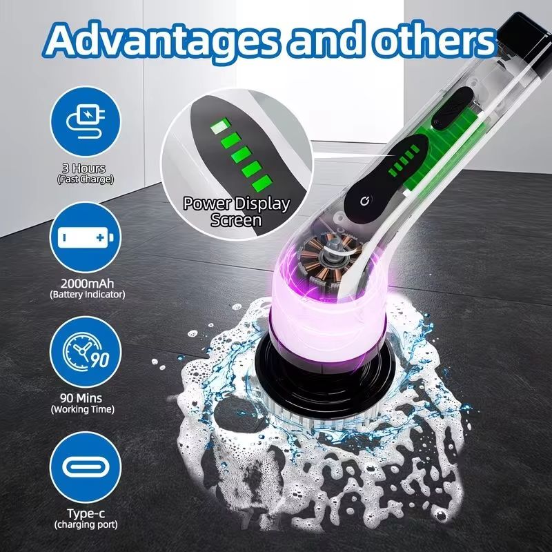Беспроводная электрическая вра – обзор и цена Car Cleaning Brush