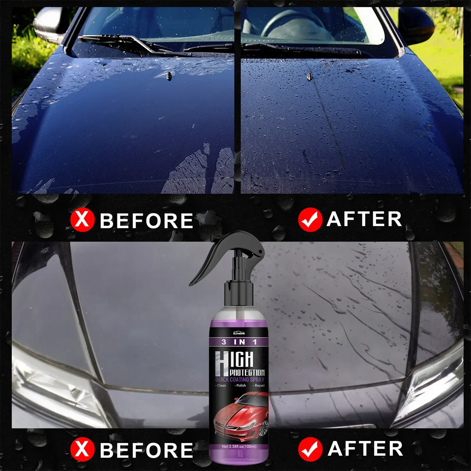 Спрей-покрытие для автомобиля  – обзор и цена Car Wax Ceramic Coating