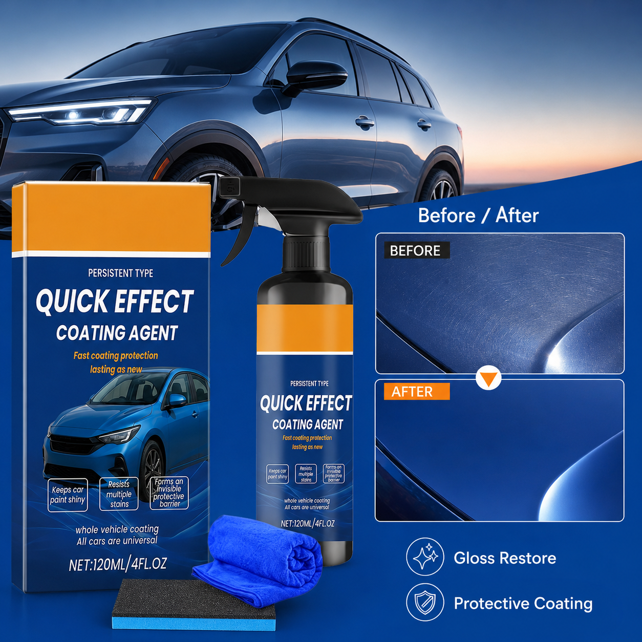 Спрей-покрытие для авто: быстр – обзор и цена Car Wax Ceramic Coating