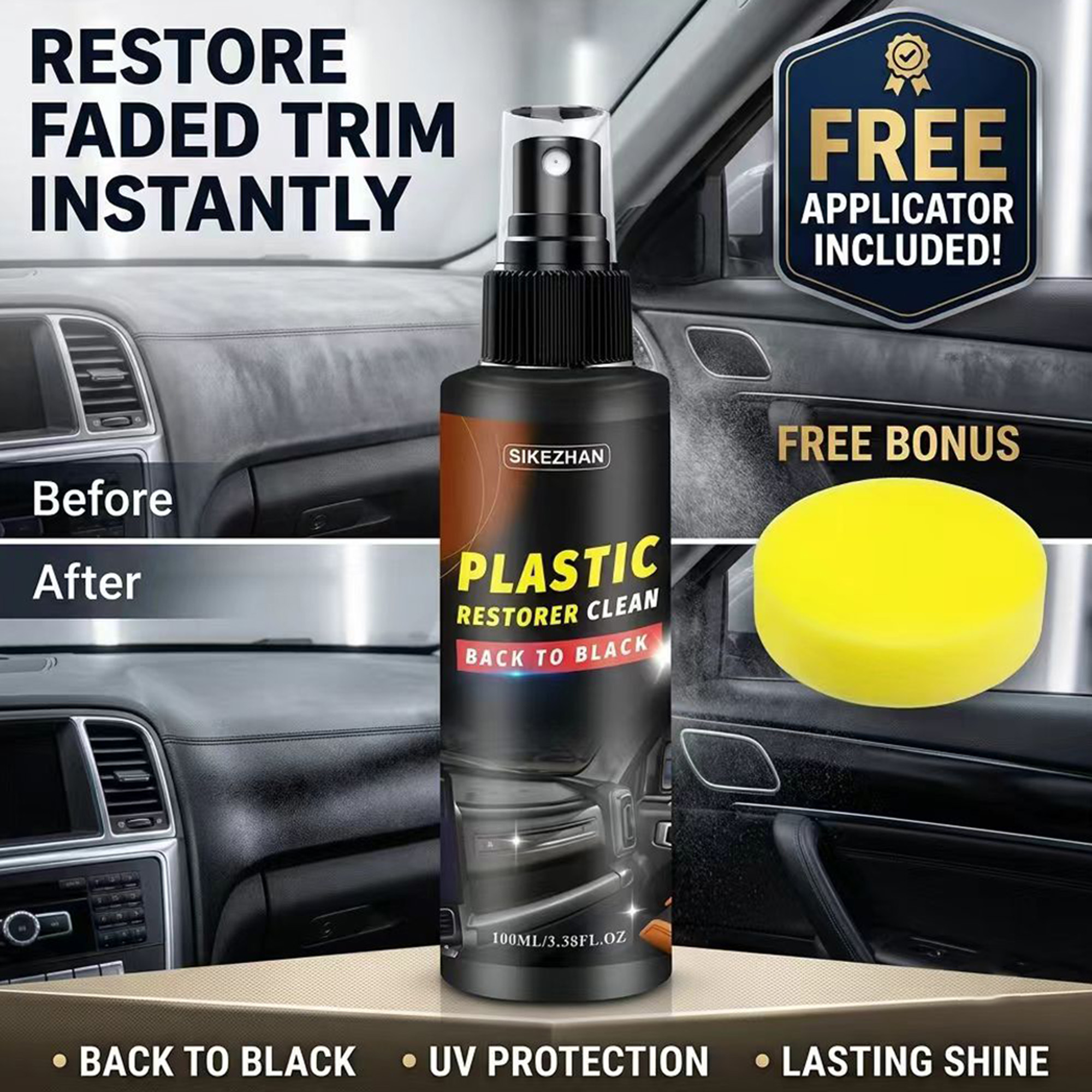 Восстановитель пластика для ав – обзор и цена Trim Restorer Plastic
