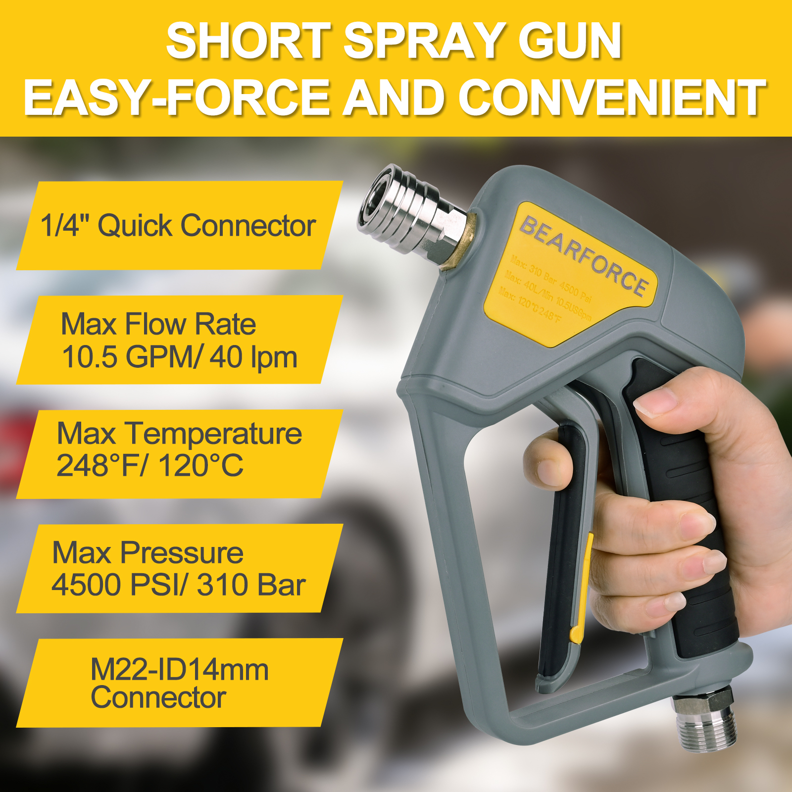 Пистолет-распылитель для мойки – обзор и цена Pressure Washer Foam Gun