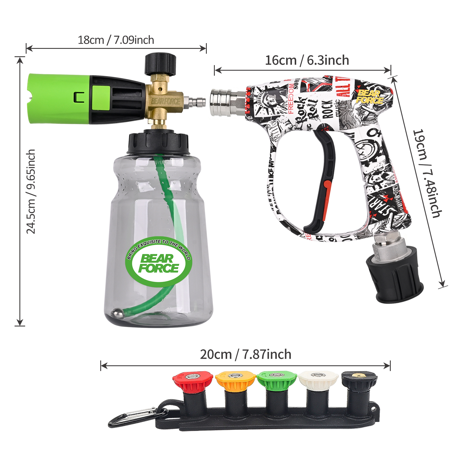 Комплект пенной насадки и расп – обзор и цена Pressure Washer Foam Gun